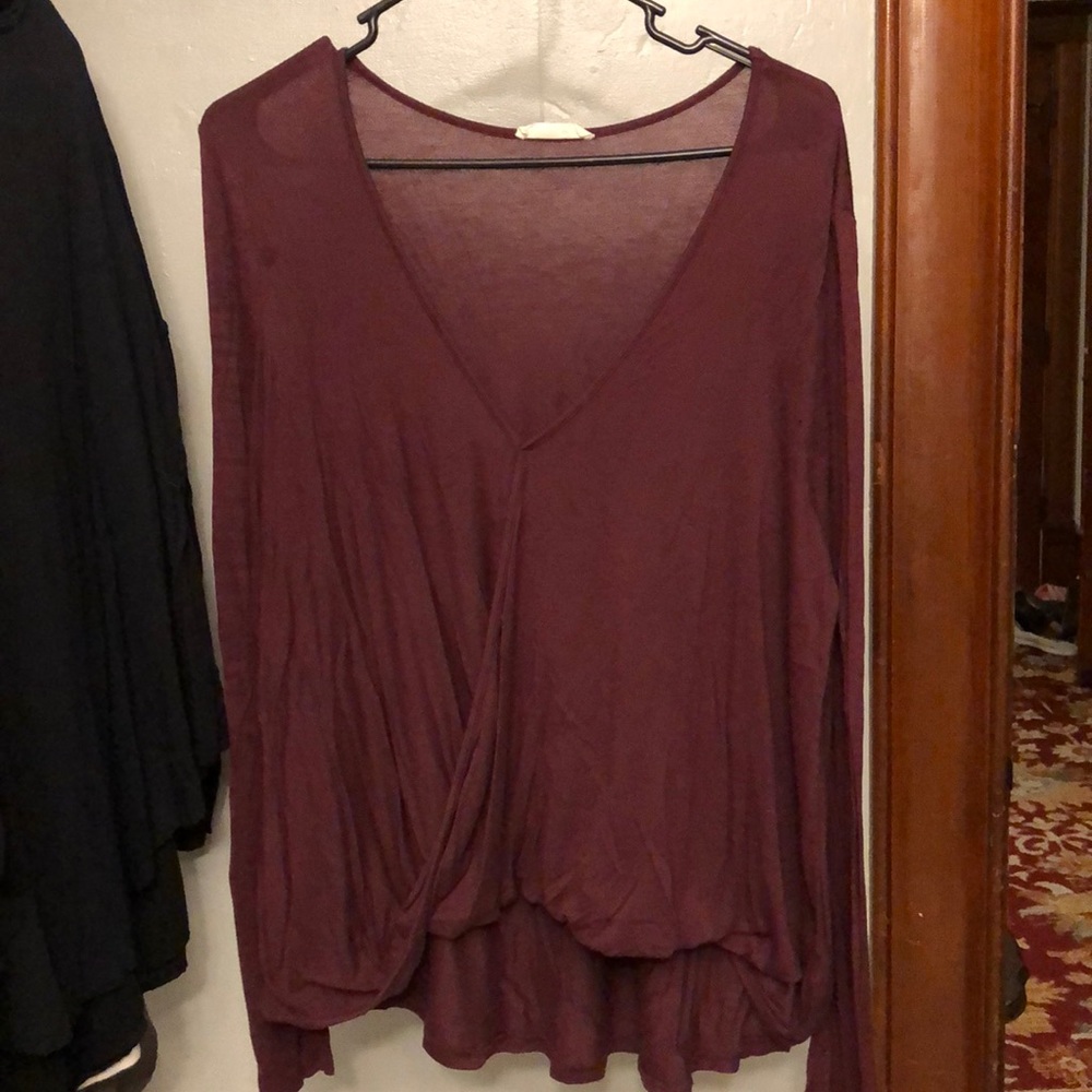 Lush Crimson Cross over top